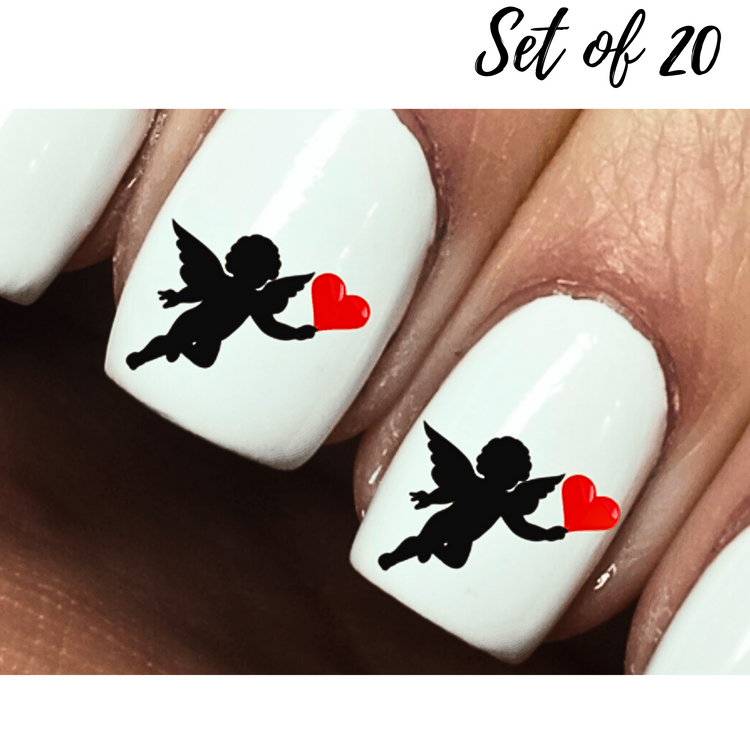 Cherub Cupid Angel Nail Art Stickers|Fun and Unique Designs for Creative Manicures