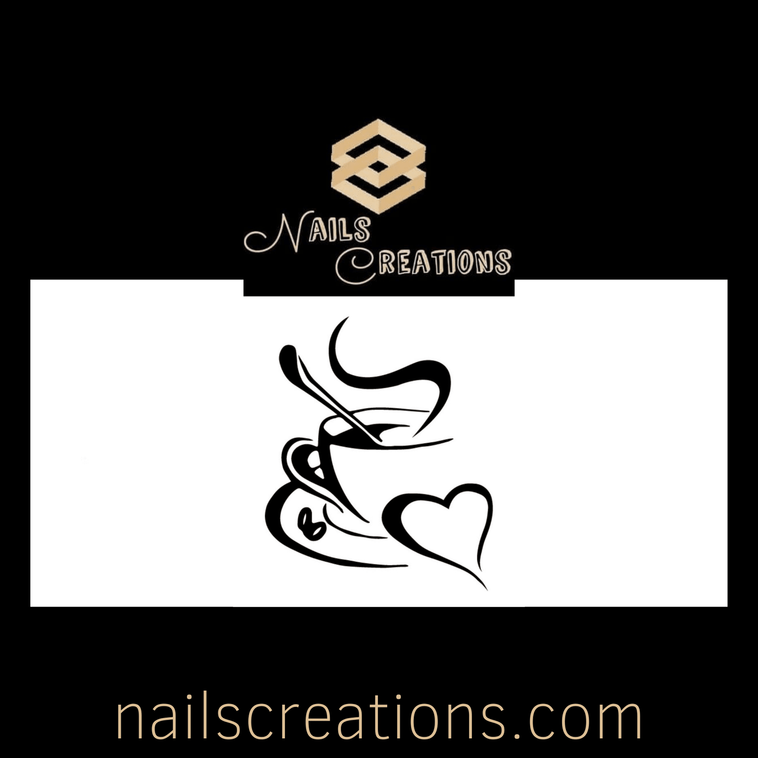 Coffee Cup Drinks Assorted Waterslide Full Nail Decals - Nails Creations