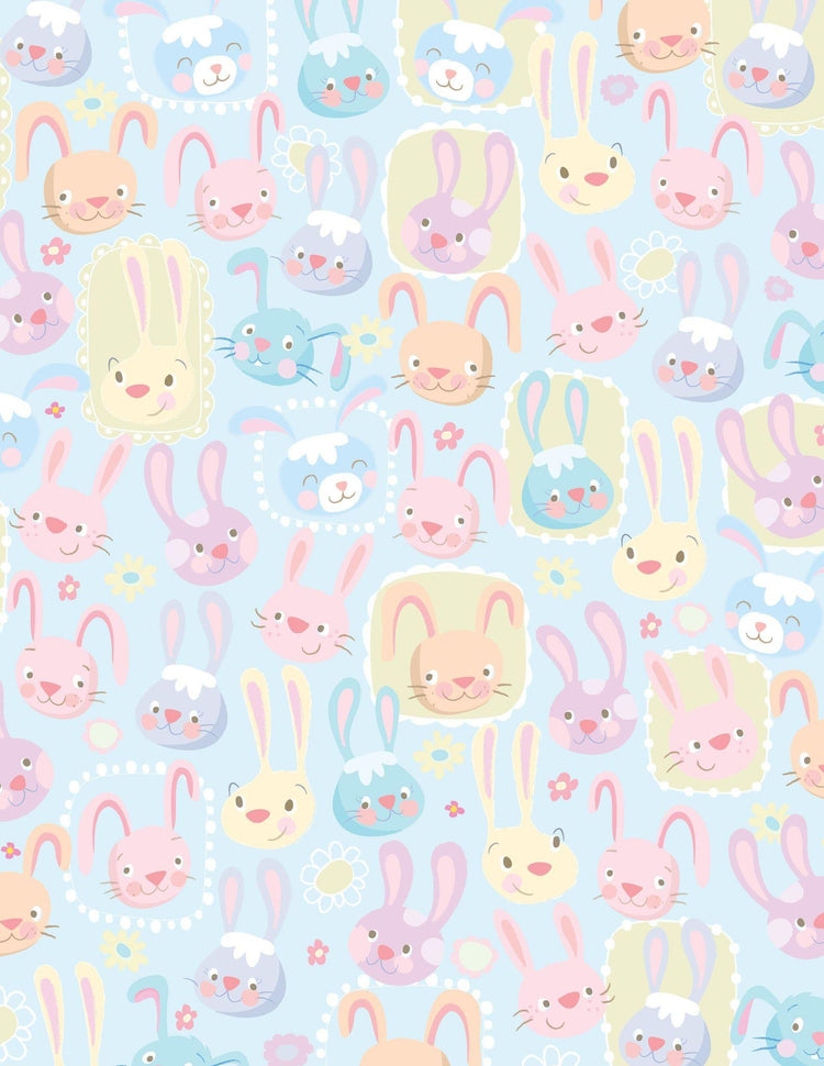 Easter Bunnies Full Nail Art Waterslide Decal Design - Nails Creations