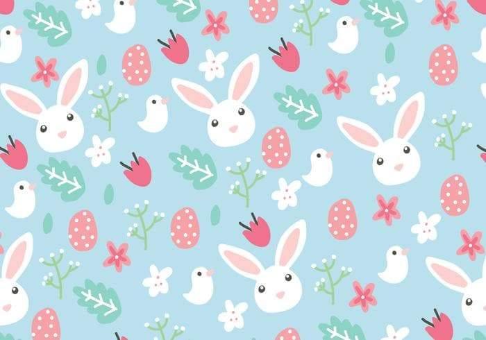 Easter Eggs with Chicks and Bunnies Full Nail Art Waterslide Decal Design - Nails Creations