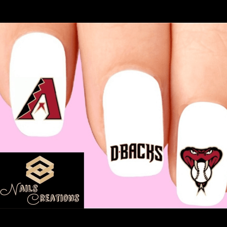 Arizona Diamondbacks Baseball Nail Decal Stickers