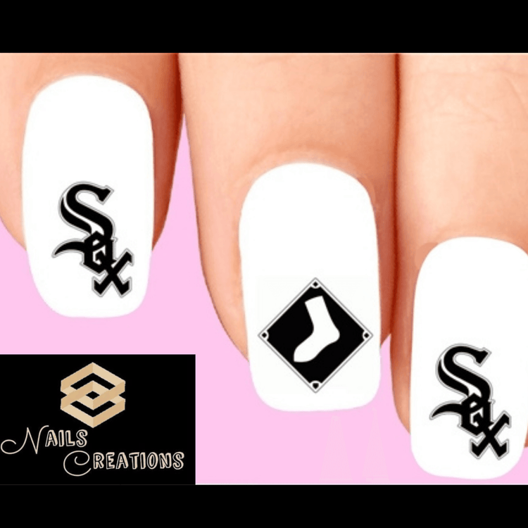 Chicago White Sox Baseball Nail decal stickers