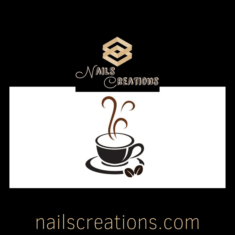 Coffee Cup Waterslide Full Nail Decals - Nails Creations