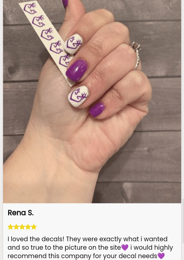 Colon Cancer Awareness Ribbon Waterslides Nail Decals Set of 20 - Nails Creations