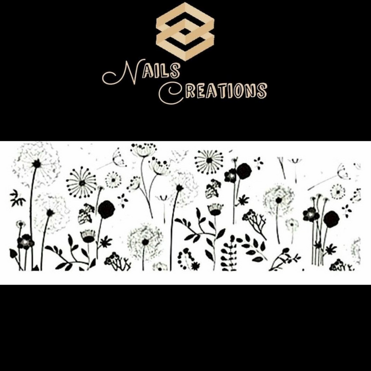 Dandelion Full Nail Art Waterslide Decal Design Set - Nails Creations