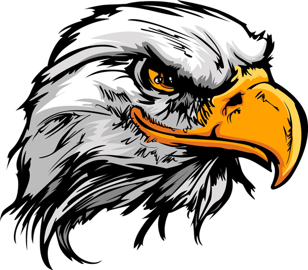 Eagle Head Nail Decals Stickers Water Slides Nail Art - Nails Creations