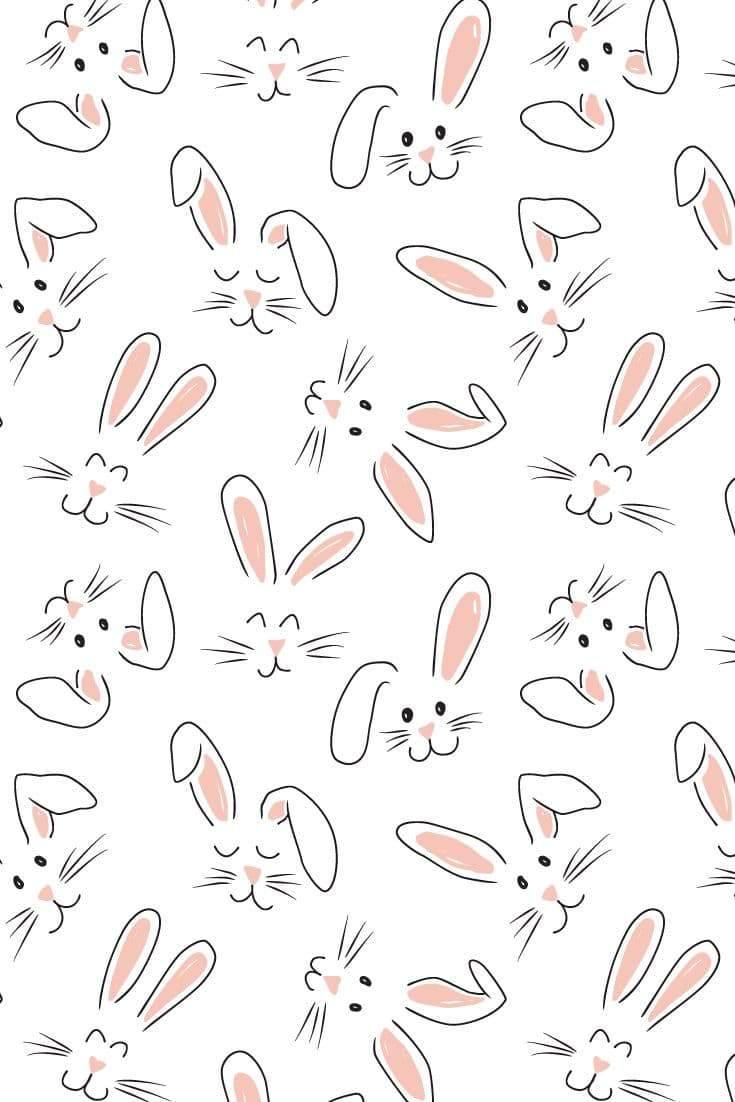 Easter Bunnies Full Nail Art Waterslide Decal Design - Nails Creations