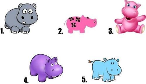 Hippo Hippopotamus Waterslide Nail Decals - Nails Creations