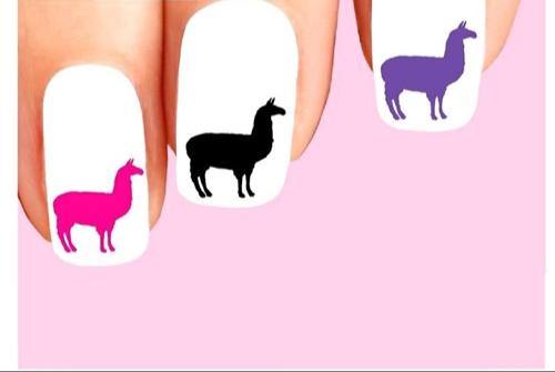 Llama Assorted Waterslide Nail Decals - Nails Creations