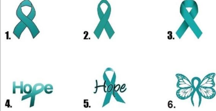Ovarian Cancer Awareness Teal Ribbon Hope Butterfly Nail Decals Stickers Water Slides Nail Art - Nails Creations