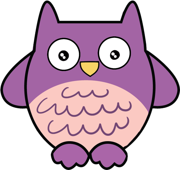 Owl Nail Decals Stickers Water Slides Purple Nail Art - Nails Creations