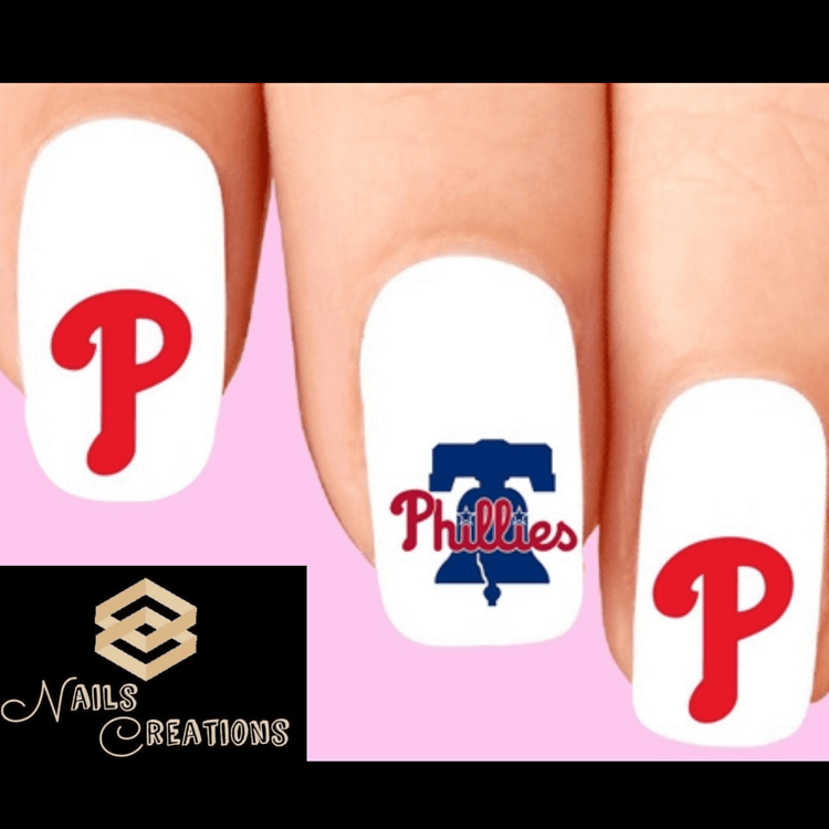 Philadelphia Phillies Baseball Nail Decals
