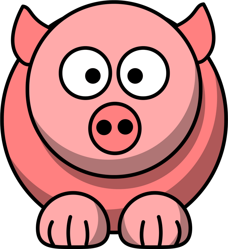 Pig Nail Decals Stickers Water Slides Nail Art - Nails Creations