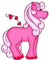 Pink Horse Pony Waterslide Nail Decals - Nails Creations