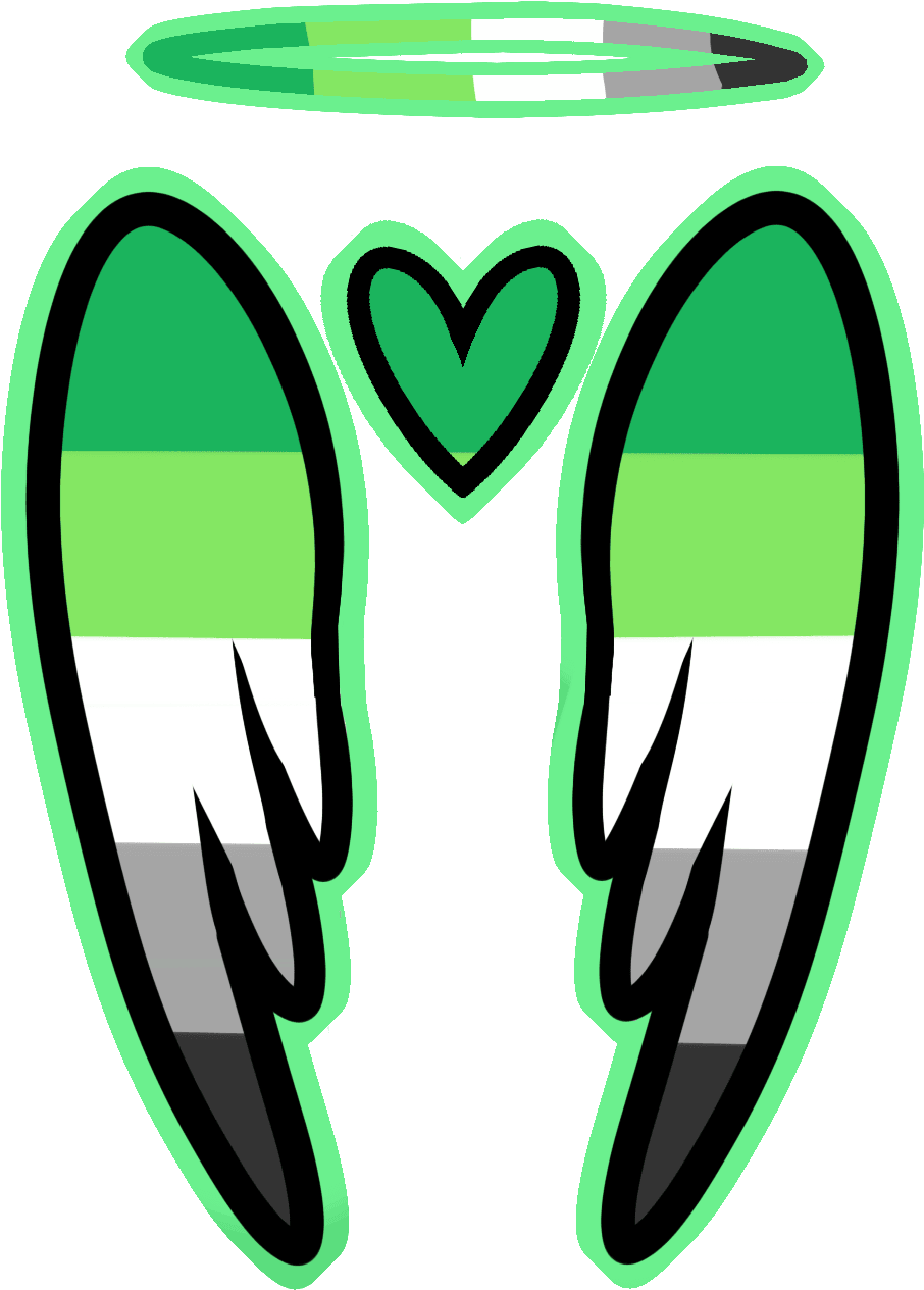 A Spec Tacular - Pride Angel Wings Nail Art Decals - Waterslides - Nails Creations