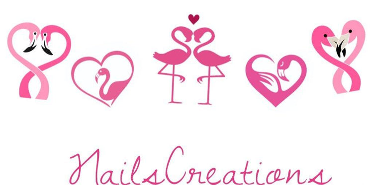 Valentine's Flamingo Love Nail Art Water Slides Decals Assorted - Nails Creations