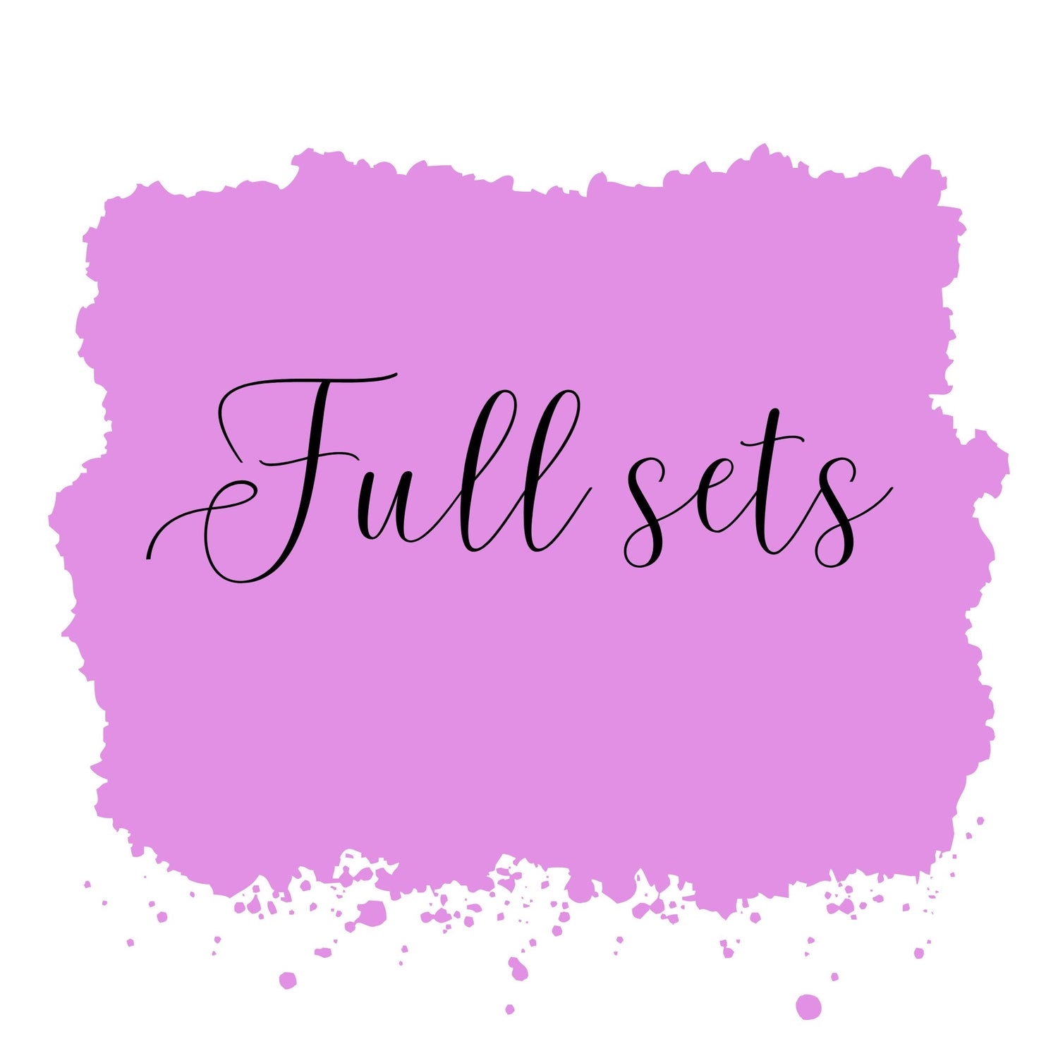 Full Set Nail Decals