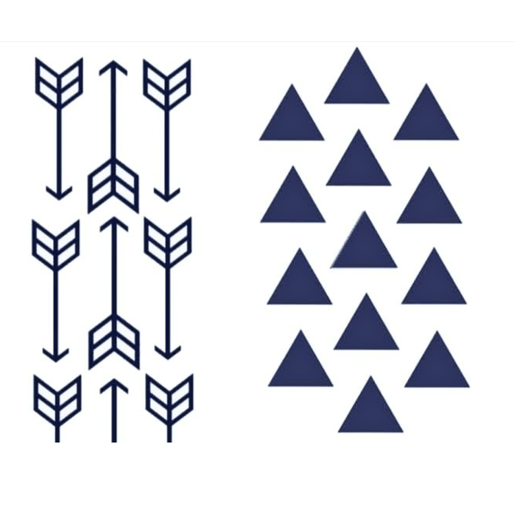 Arrow Design Nail Decals – Full Water Slide Stickers for Nails