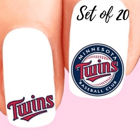 Assorted Baseball Nail Decals - Fun Waterslide Nail Art Designs for Sports Fans