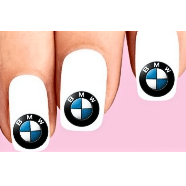BMW Assorted Set Nail Decals Stickers Waterslide Nail Art Design