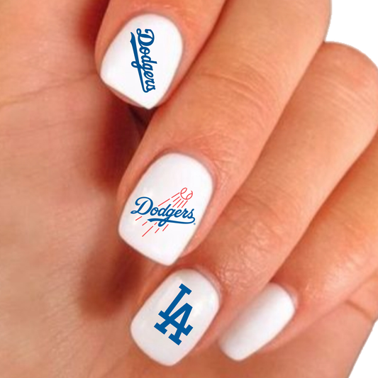 Assorted Baseball Nail Decals - Fun Waterslide Nail Art Designs for Sports Fans