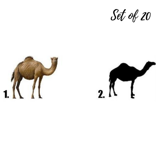 Camel Nail Art Water Slide Decals - Creative Sticker Designs for Unique Manicures