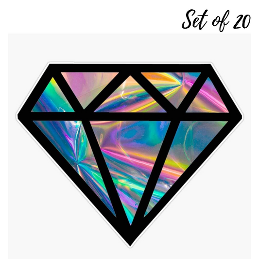 Diamond Nail Art Waterslide Decals - Nail Stickers