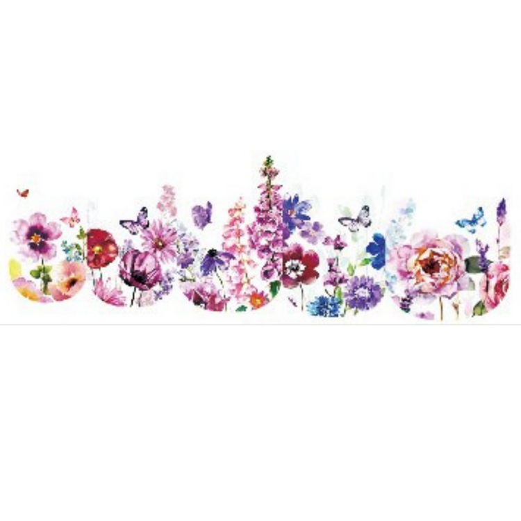 Floral Nail Art Water Slide Decals – Elegant Flower Nail Stickers