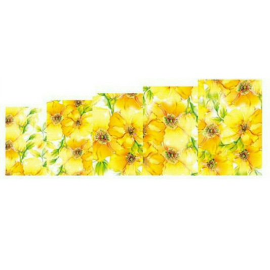 Floral Nail Art Water Slide Decals – Elegant Flower Nail Stickers