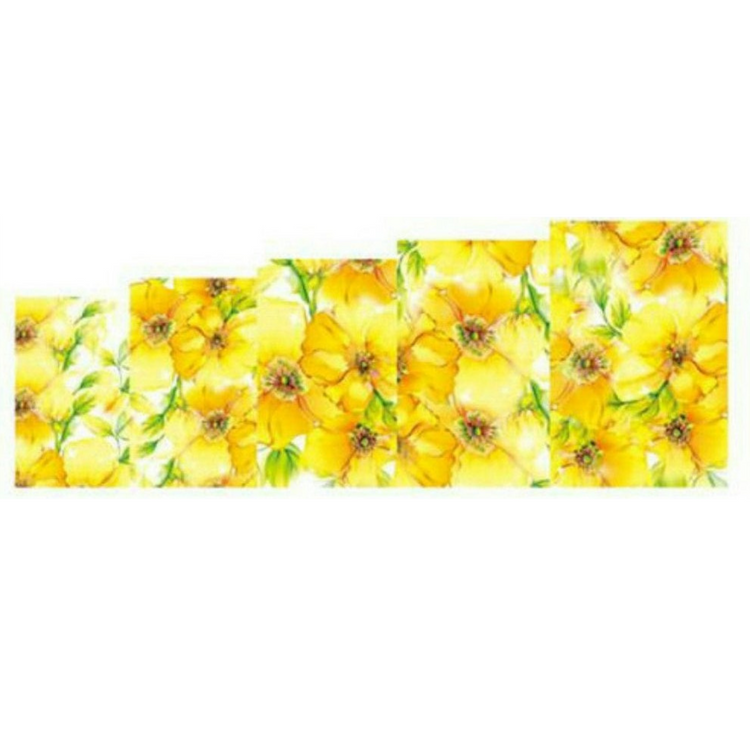 Floral Nail Art Water Slide Decals – Elegant Flower Nail Stickers