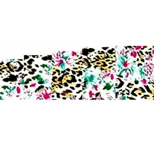 Floral Nail Art Water Slide Decals – Elegant Flower Nail Stickers