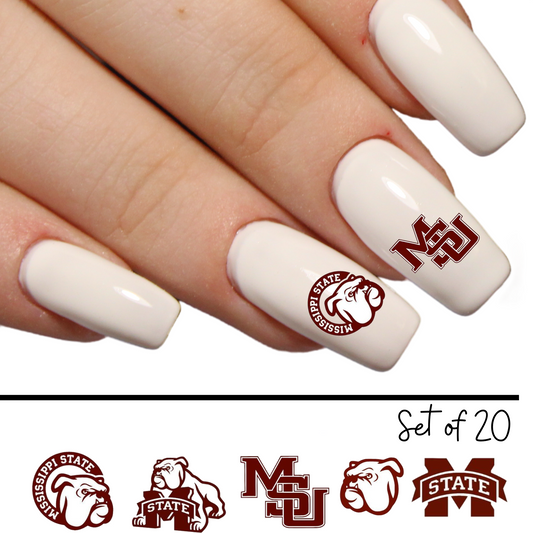 Football Nail Stickers Waterslide Decals Design