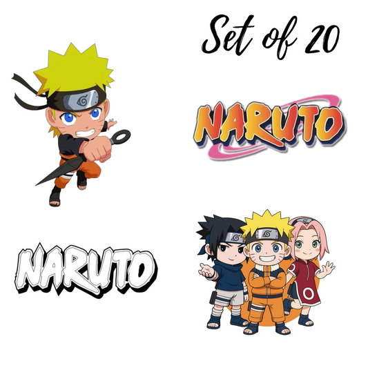 Naruto Nail Decal Stickers – Custom Naruto Themed Water Slide Nail Art Decals for Unique Manicure