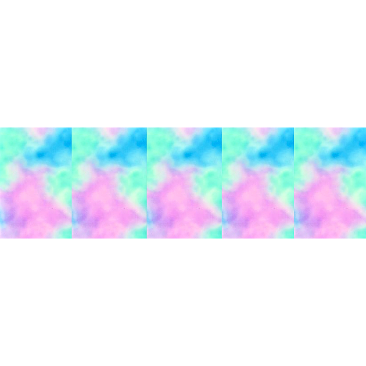 Tie Dye Full Nail Decals – Colorful Waterslide Nail Art Stickers