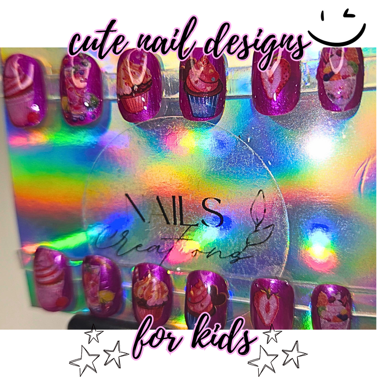 Muffin Kids Nail Art Press On|