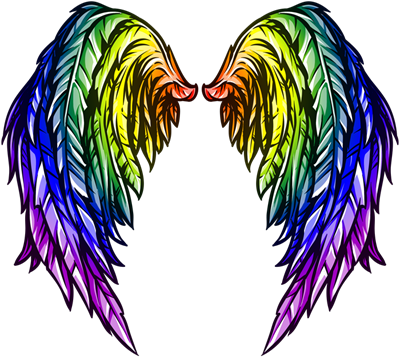 Angel Fairy Wings - Nail Art Decals - Waterslides