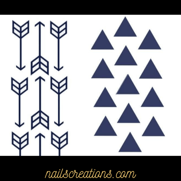 Arrows Nail Art Full Waterslide Decals NC - 1007 - Nails Creations