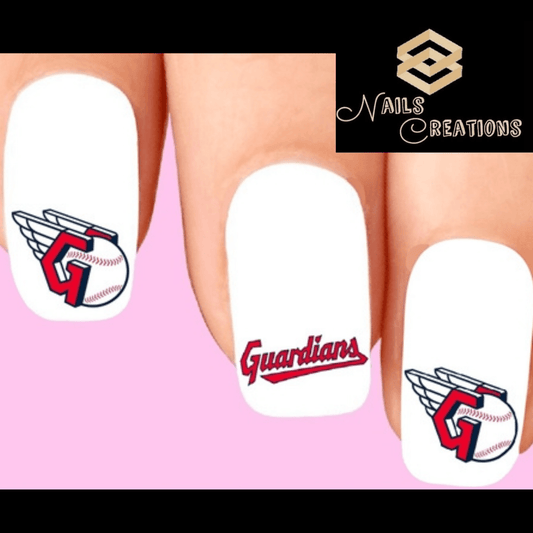 Cleveland Guardians Baseball Nail Decal Stickers 