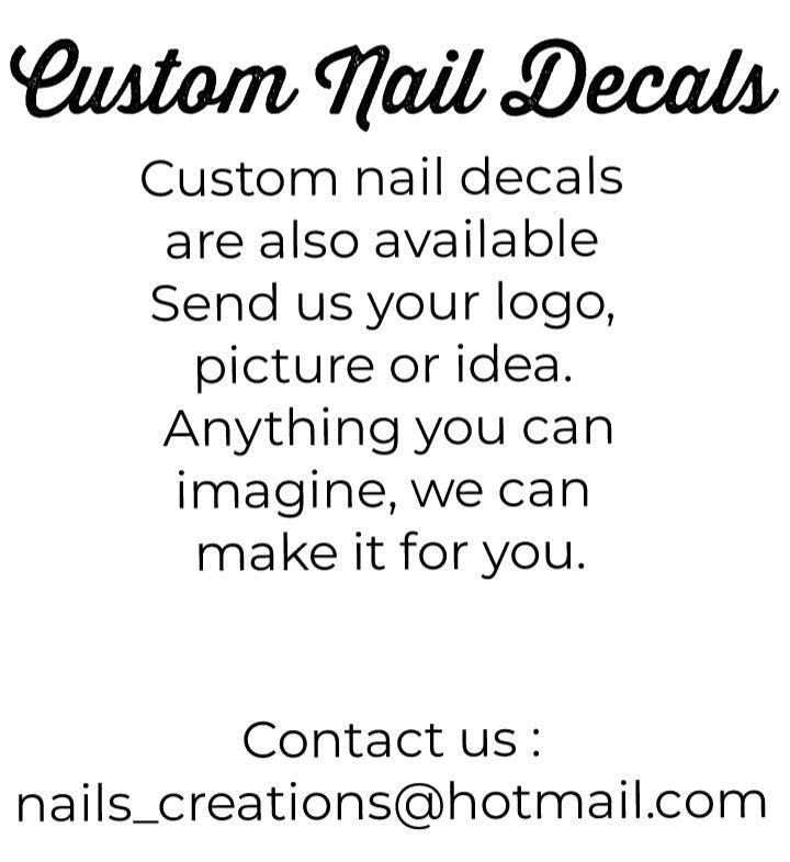 Columbus Blue Jackets Hockey Nail Decals Stickers Waterslide Nail Art - Nails Creations
