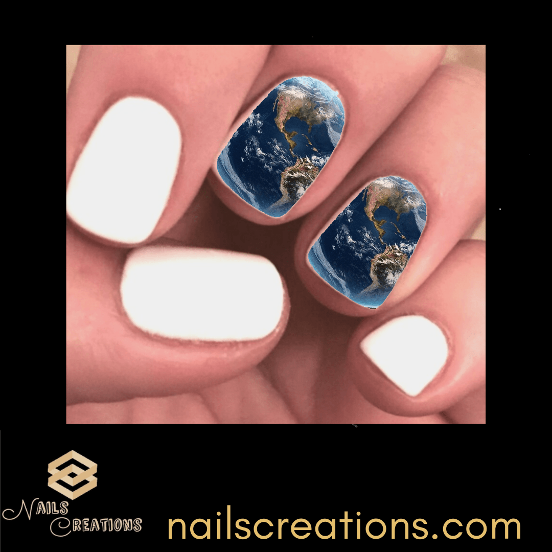 Earth Day Nail Art Decals - Waterslides - Nails Creations