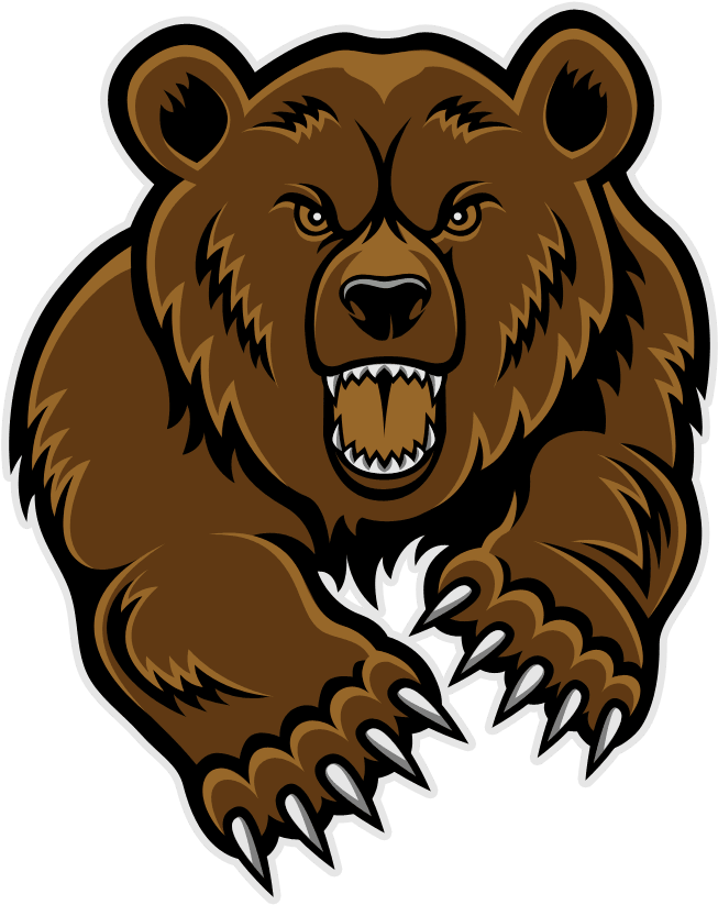 Grizzly Bear Nail Decals Stickers Water Slides Nail Art - Nails Creations