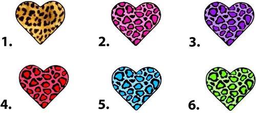 Leopard Print Heart Waterslide Nail Decals - Nails Creations