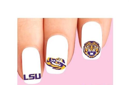 
Louisiana State University LSU Tigers Assorted Waterslide Nail Decals