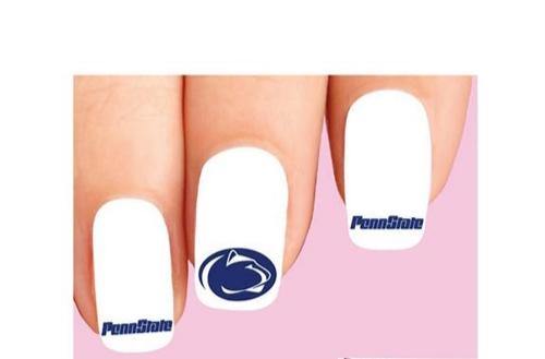 Penn State Nittany Lions Assorted Waterslide Nail Decals
