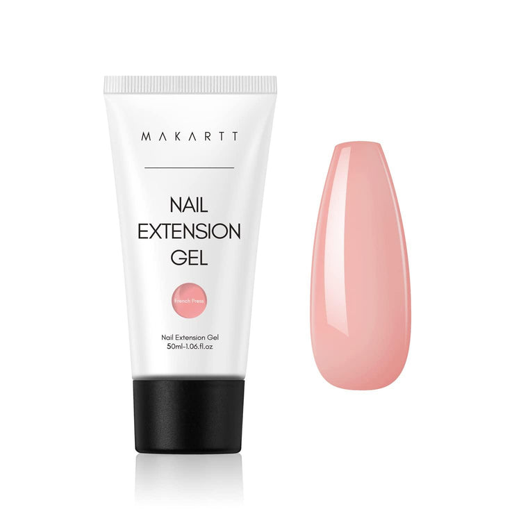 Makartt Poly Nail Extension Gel, 50ML Nude Nature Day-dream Classic Gel Color Builder Nail Gel Poly Extension Gel -Long-Lasting and Easy to Use Supplies for Trendy Nail Art Design Salon - Nails Creations