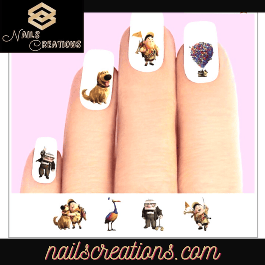 Up the movie Assorted Set of 20 Waterslide Nail Decals - Nails Creations