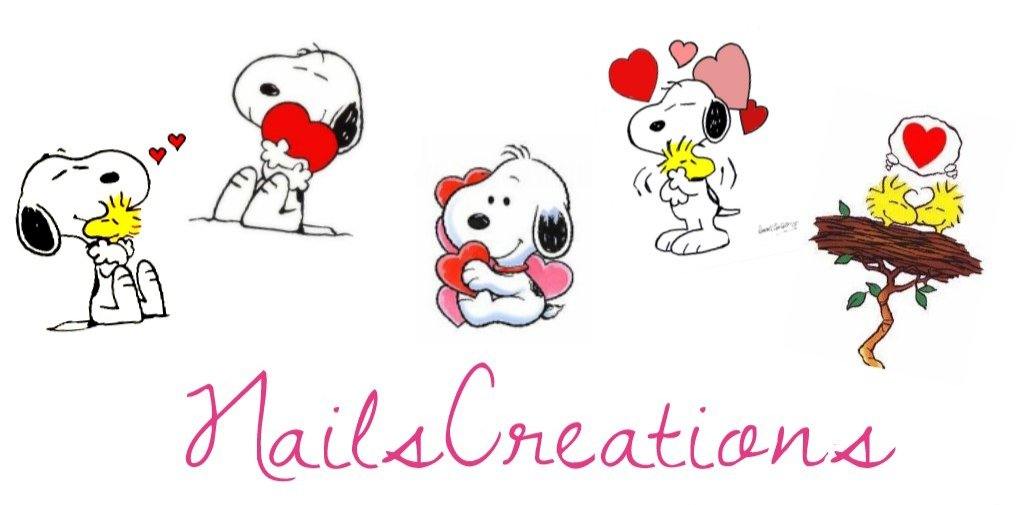 Valentine's Snoopy Nail Art Decals Assorted - Nails Creations